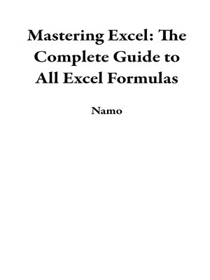 cover image of Mastering Excel